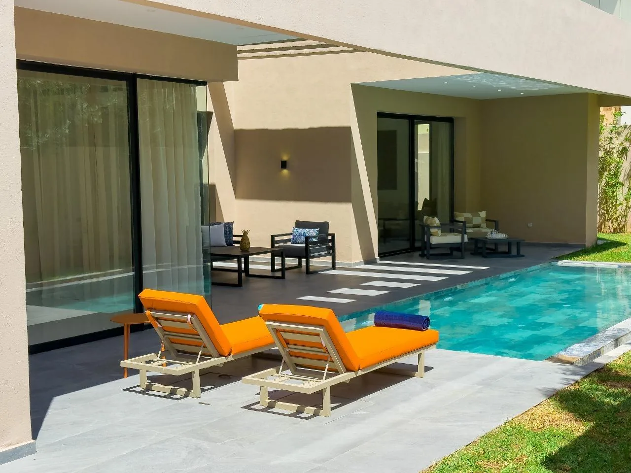 Villa de prestige meublée avec piscine — Noria Golf — Route de Tahanaout, Marrakech — Photo 5