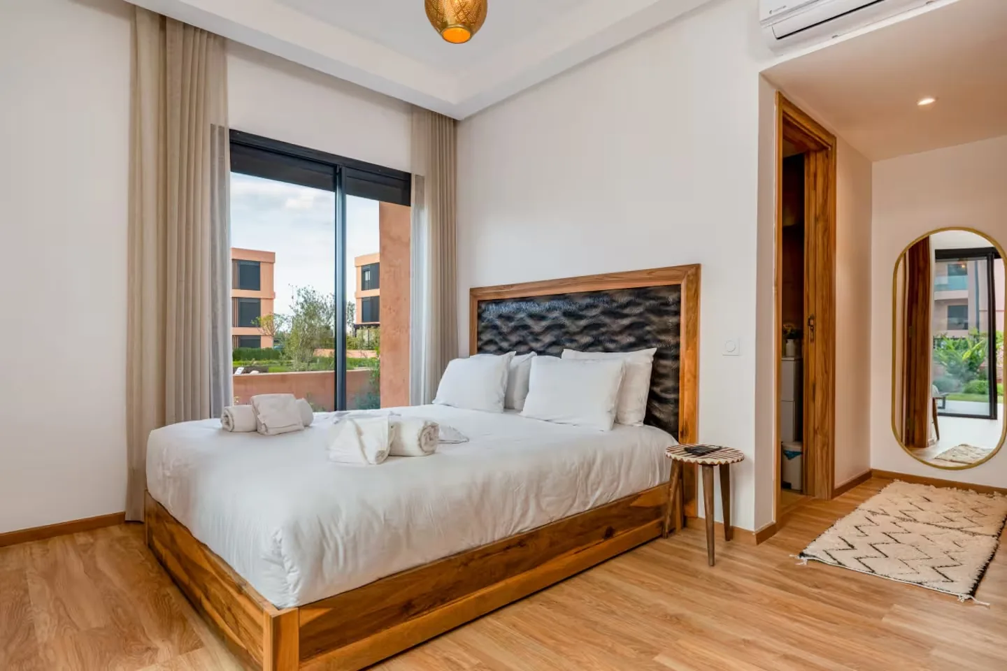 Appartement F3 contemporain, entièrement meublé, en rez-de-jardin – Noria Golf — Route de Tahanaout, Marrakech