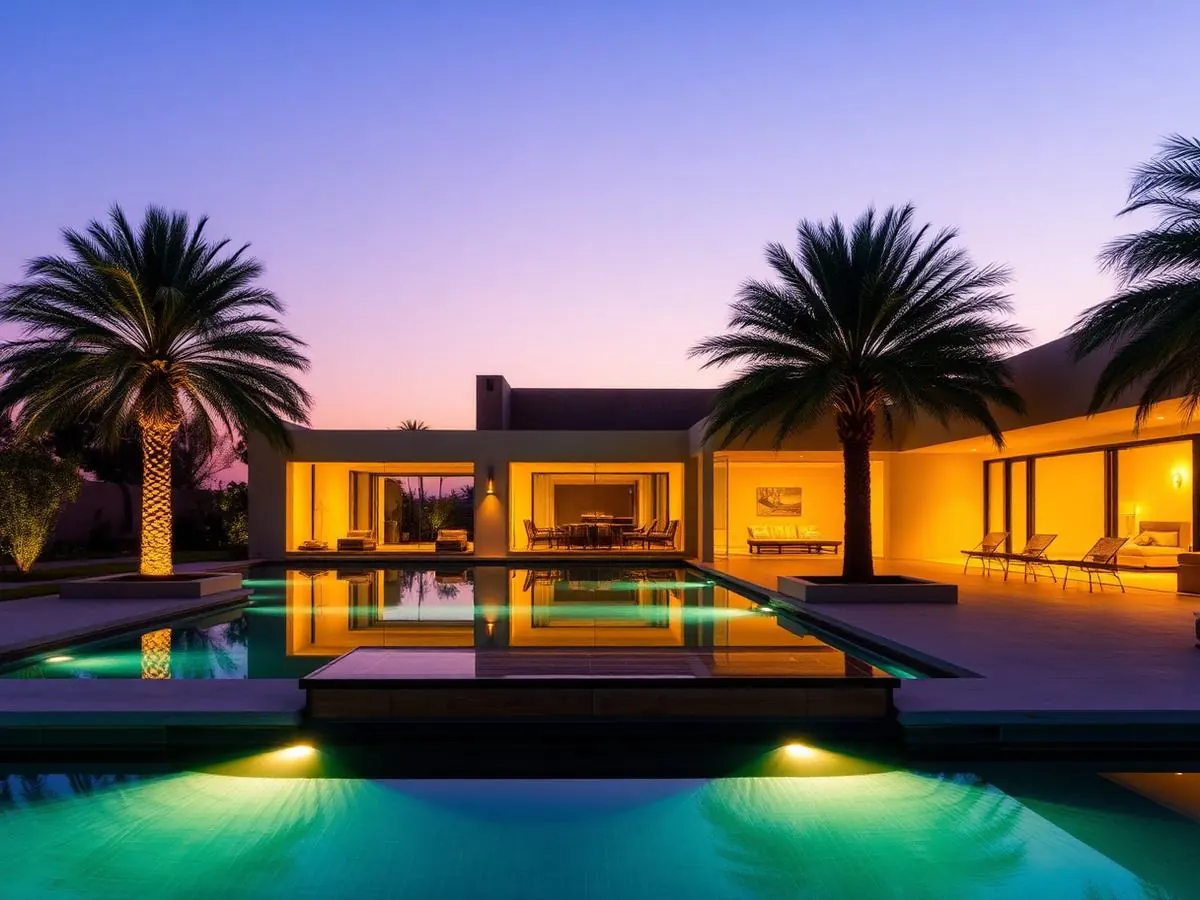 Villa avec piscine — Hivernage