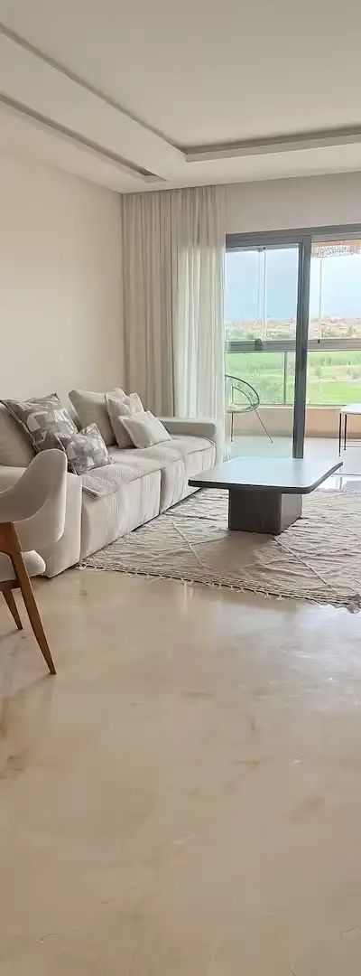 Élégant appartement F3 meublé à Prestigia - Vue imprenable sur le Golf et la piscine — Boulevard Mohamed VI, Marrakech — Photo 3