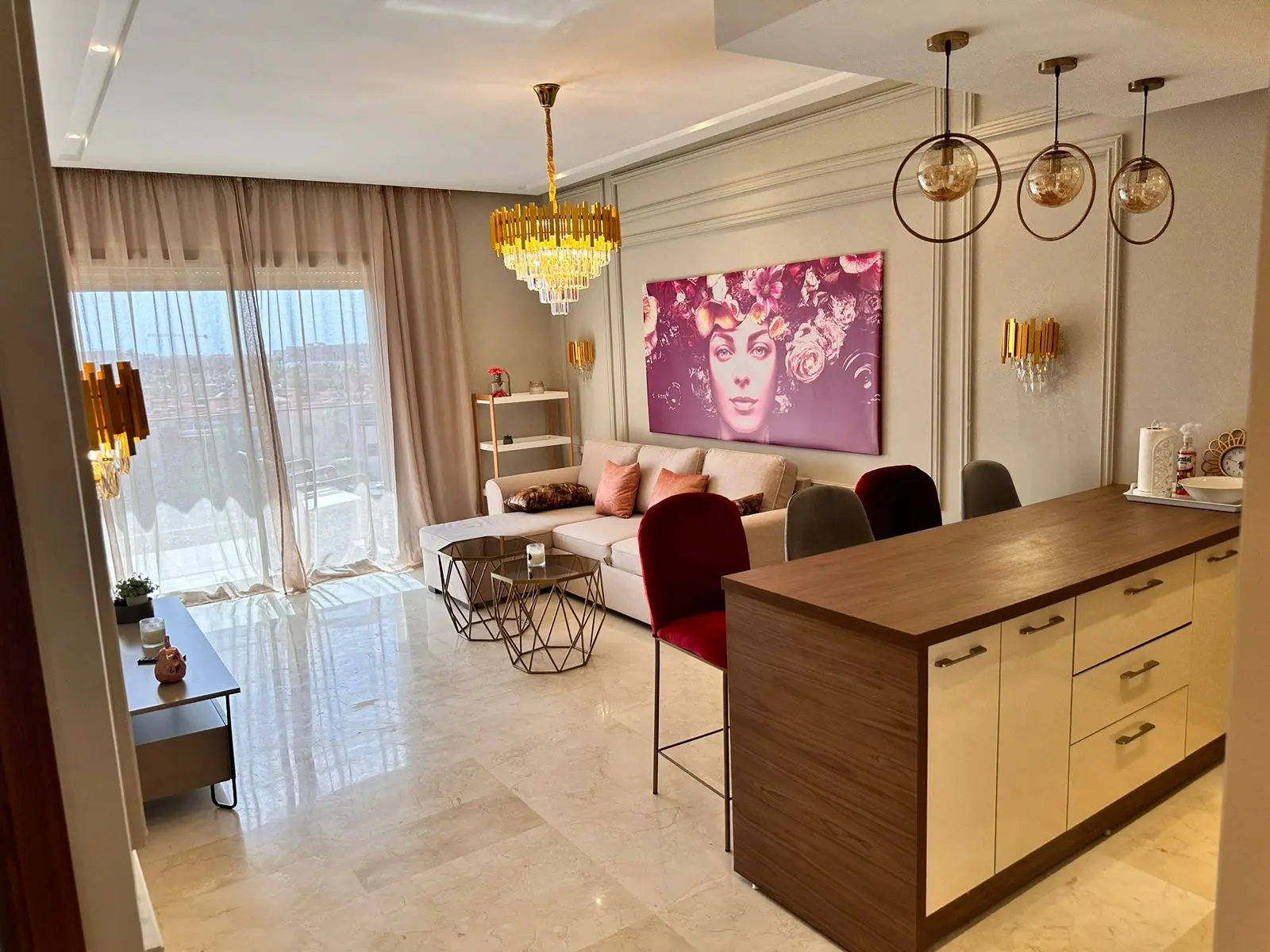 Appartement F2 meublé avec piscine à vendre — Route de Casablanca, Marrakech — Photo 2