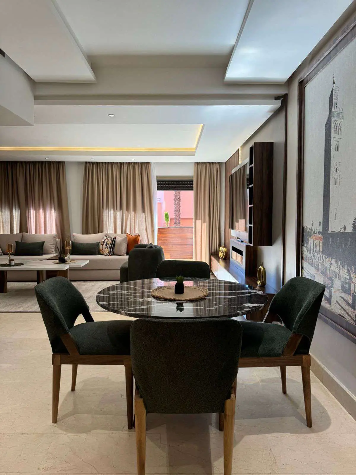 Appartement F2 meublé à louer - Carré Eden, Guéliz — Guéliz, Marrakech