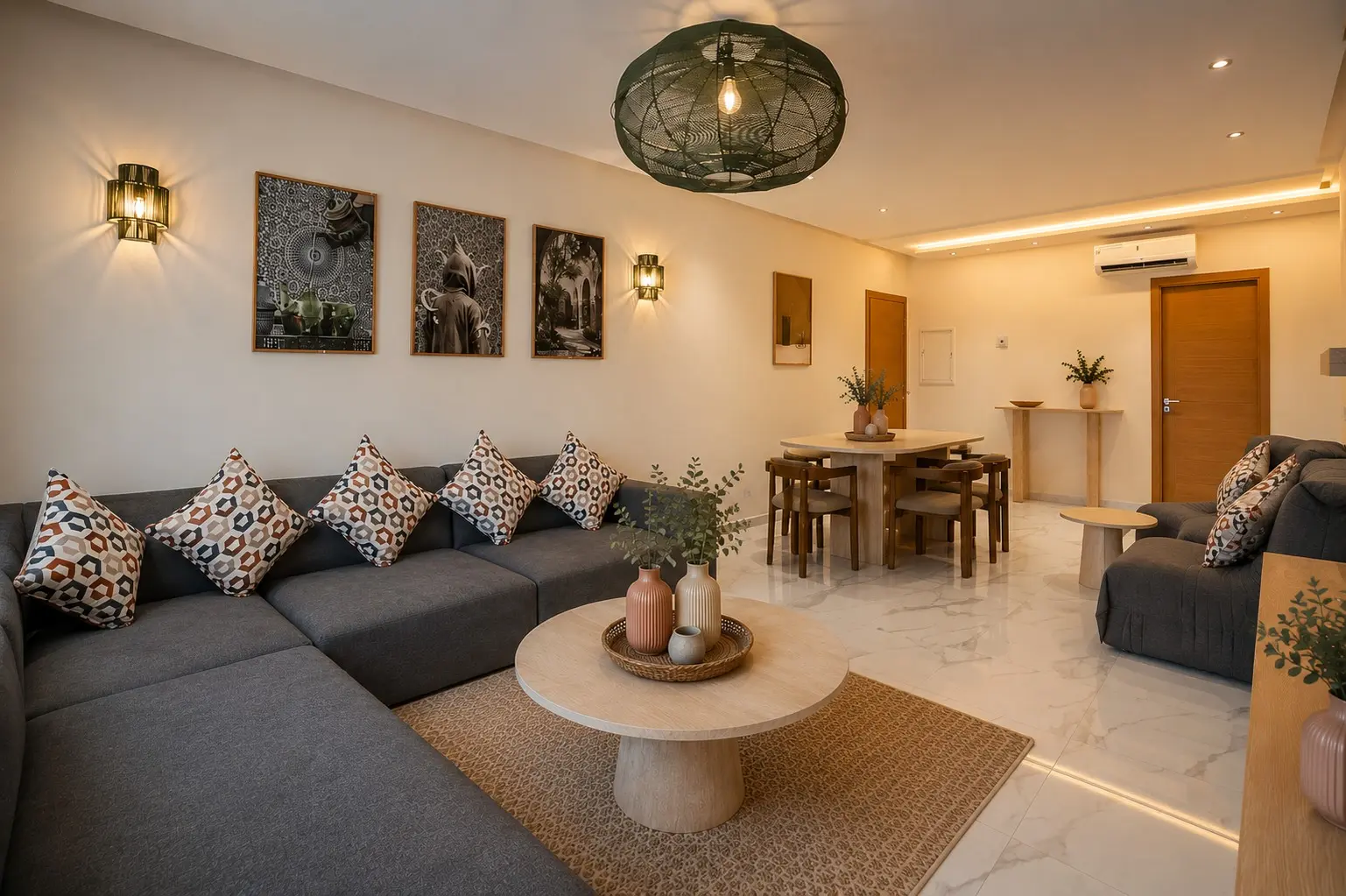 Appartement F3 haut standing à louer — Victor Hugo, Marrakech — Photo 12