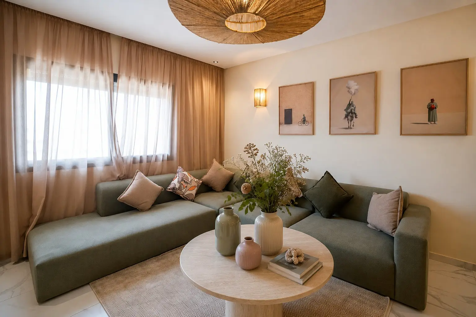 Appartement F3 haut standing à louer — Victor Hugo, Marrakech — Photo 1