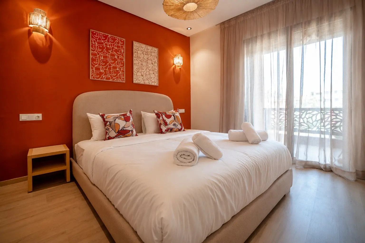 Appartement F3 meublé haut standing à louer — Victor Hugo, Marrakech