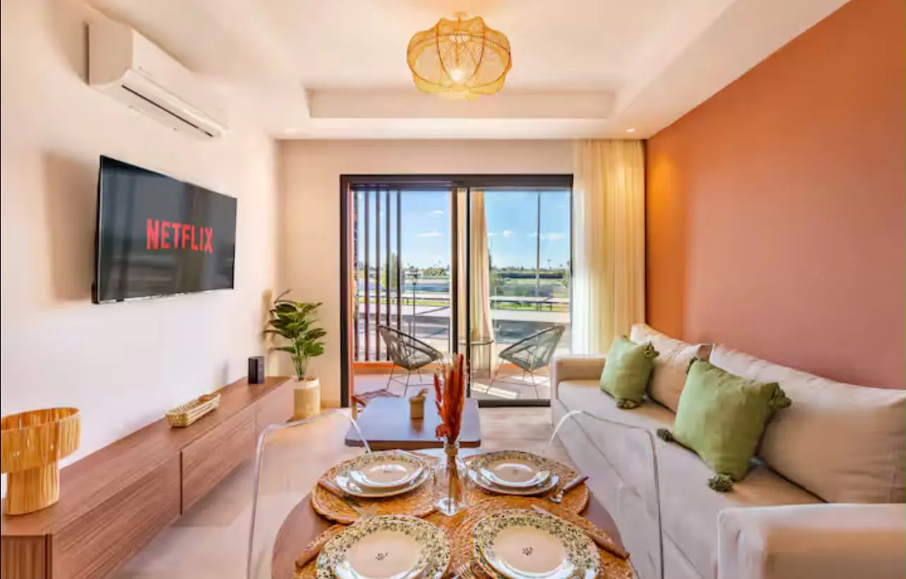 Appartement F2 meublé  à louer à Noria Golf — Route d'Amizmiz, Marrakech — Photo 2