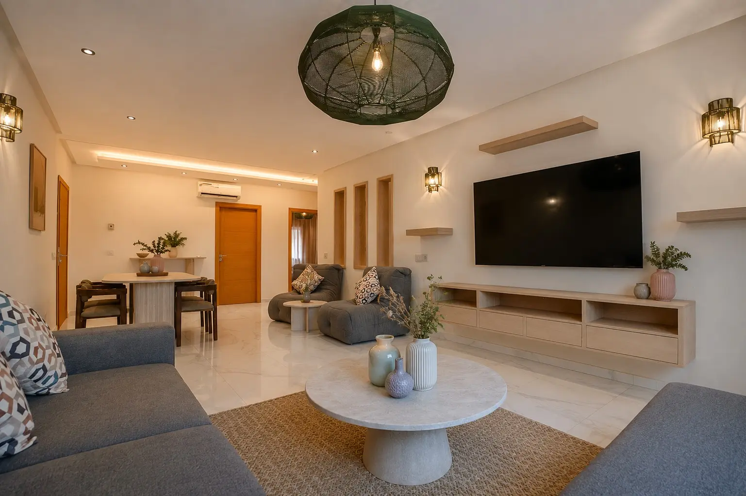 Appartement F3 haut standing à louer — Victor Hugo, Marrakech — Photo 2
