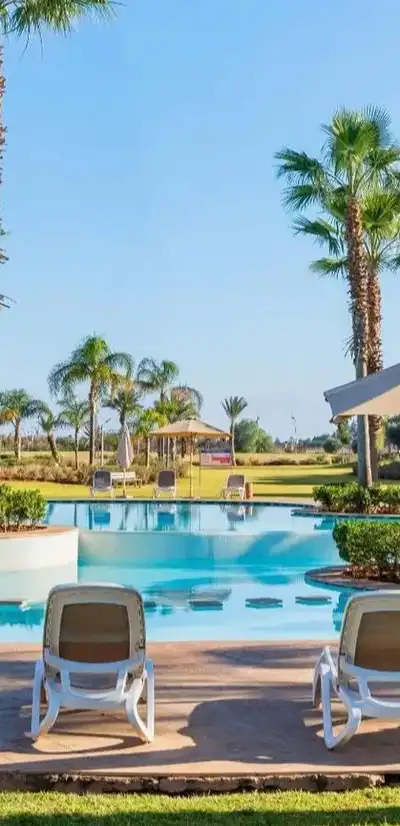 Élégant appartement F3 meublé à Prestigia - Vue imprenable sur le Golf et la piscine — Boulevard Mohamed VI, Marrakech — Photo 11