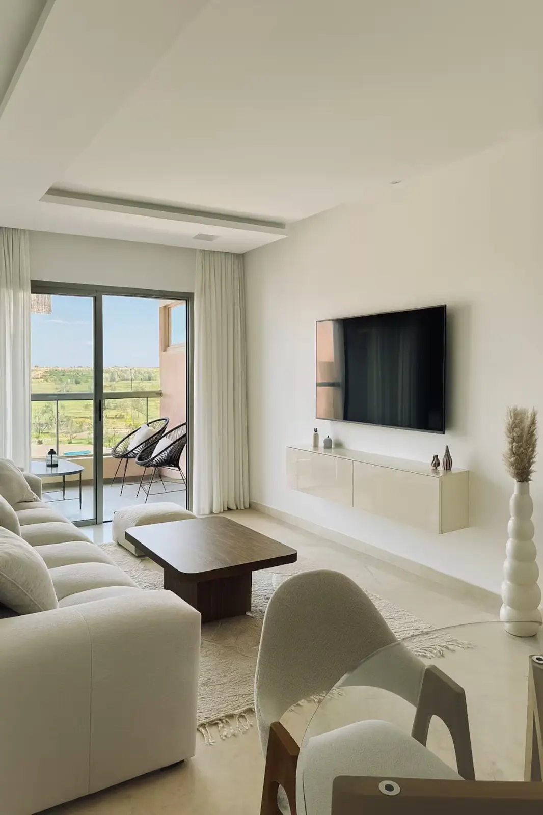 Élégant appartement F3 meublé à Prestigia - Vue imprenable sur le Golf et la piscine — Boulevard Mohamed VI, Marrakech — Photo 2