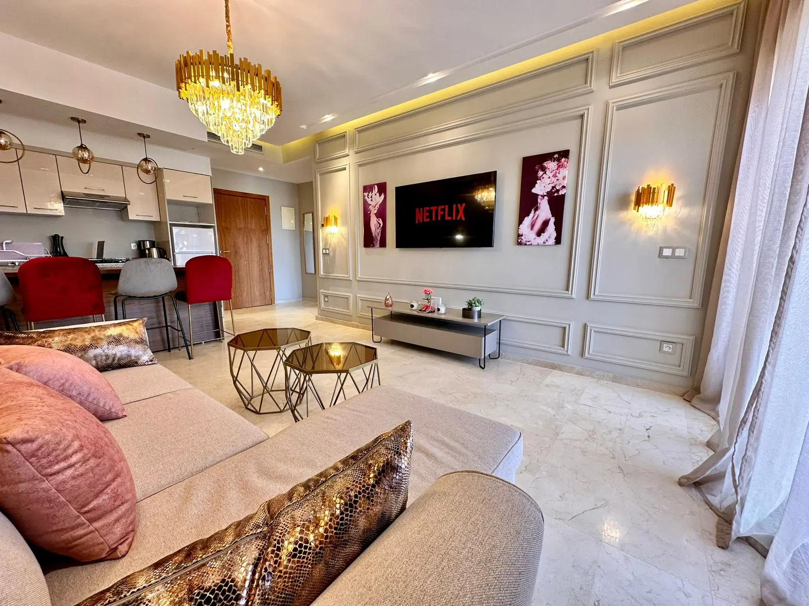 Appartement F2 meublé avec piscine à vendre — Route de Casablanca, Marrakech — Photo 12