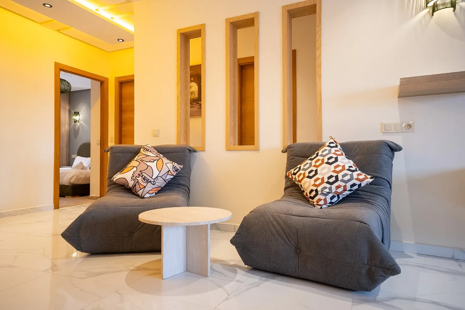 Appartement F3 haut standing à louer — Victor Hugo, Marrakech