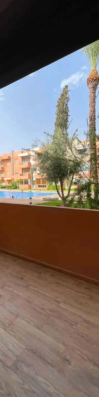 À louer : Appartement 2 chambres et salon vide à Targa avec piscine — Targa, Marrakech — Photo 12