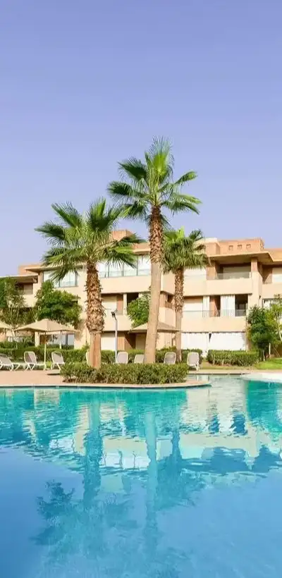 Élégant appartement F3 meublé à Prestigia - Vue imprenable sur le Golf et la piscine — Boulevard Mohamed VI, Marrakech — Photo 12