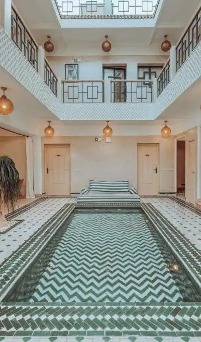 Riad Maison d’hôtes agréée – 7 suites à vendre — Guéliz, Marrakech — Photo 14